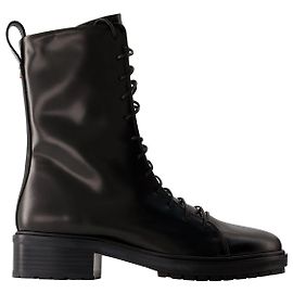 Isa Ankle Boots - Aeyde - Leather - Black Black