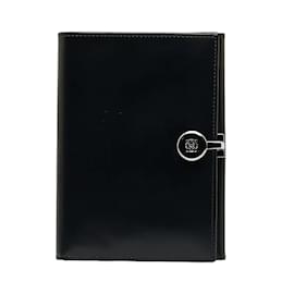 Loewe-Leather Bifold Wallet-Black