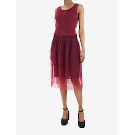 Burberry-Purple sleeveless tulle dress - size IT 36-Purple