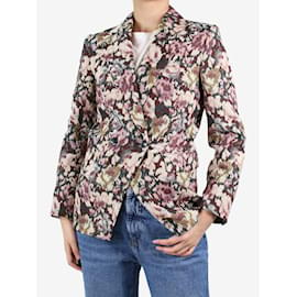 Vilshenko-Multicoloured floral jacquard blazer - size UK 8-Multiple colors