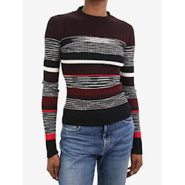 Proenza Schouler-Multicoloured striped sweater - size UK 8-Red