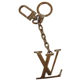Louis Vuitton-LOUIS VUITTON Porte Cle LV Llavero facetado Metal Plata M65216 LV Auth 51309-Plata