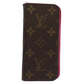 Louis Vuitton-LOUIS VUITTON Monogram Fólio iPhone 8 Capa iPhone Case M63401 Autenticação de LV 51316-Monograma