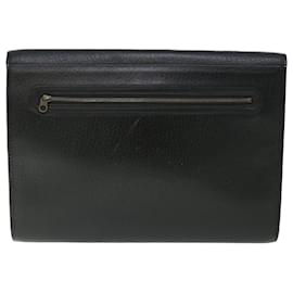 Autre Marque-Burberrys Briefcase Leather Black Auth bs7548-Black