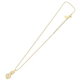Christian Dior-Christian Dior Necklace Pierce Set Gold Tone Auth am4857-Other