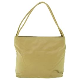 Prada-PRADA Tote Bag Nylon Beige Auth 51831-Beige
