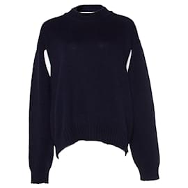 Autre Marque-JIL SANDER, Open cut overlay sweater-Blue