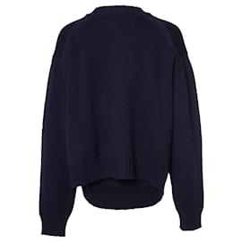 Autre Marque-JIL SANDER, Open cut overlay sweater-Blue