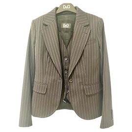 Dolce & Gabbana Dolce Gabbana line DG Costume (jacket + vest) Navy blue