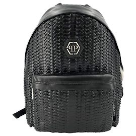 Philipp Plein Backpack Black Leather Black