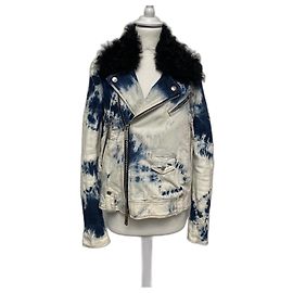 Dsquared2 Vestes Bleu Crème