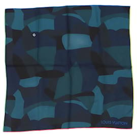 Taubenblauer Schal / Tuch kombinieren: 'LV shawl' (Damen, Schal / Tuch, blau,  Bilder)