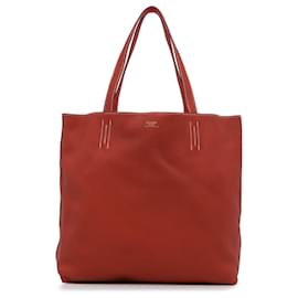 Hermès-Hermès Rouge Clémence doublé Sens 36-Rouge
