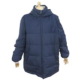 Loro Piana-NUEVO CHAQUETA DE PLUMAS LORO PIANA ABRIGO XXXL 54 Sujeto4253 ABRIGO CHAQUETA DE LANA VIRGEN-Azul marino