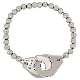 DINH VAN ALGEMAS R PULSEIRA20 E PÉROLAS17 Prata sólida 925 20GR PRATA PERLS Prata