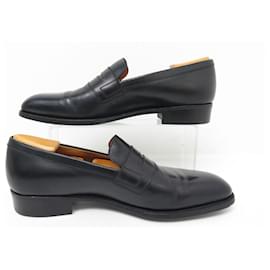 JM Weston-JM WESTON SHOES 472 Church´s Loafers 6D 40 BLACK LEATHER + LOAFERS SHOE SHAPES-Black