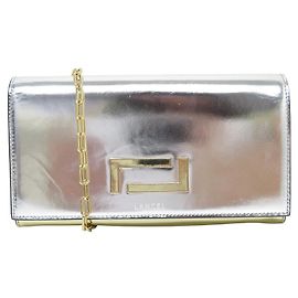BORSA A MANO LANCEL PIA IN PELLE ARGENTO E ORO CON BORSA A MANO A TRACOLLA Argento