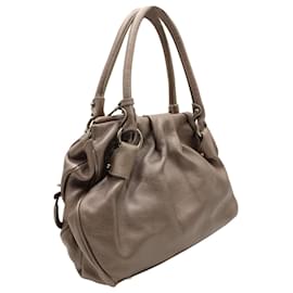 Salvatore Ferragamo-Salvatore Ferragamo Shoulder Bag in Brown Leather-Brown