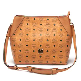 MCM tote bag Brown Cloth ref.325475 - Joli Closet