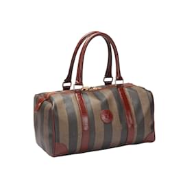 Fendi-Sac de sport à paillettes-Marron