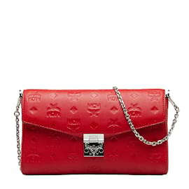 MCM-Visetos Millie Crossbody Bag-Red