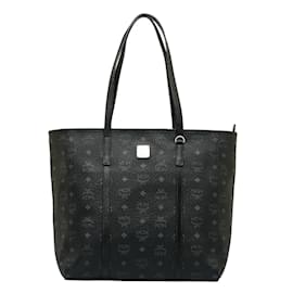 MCM Black Visetos Nylon Shoulder Bag Cloth ref.302713 - Joli Closet