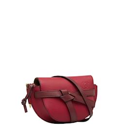 Loewe-Mini Gate Leather Belt Bag 261835-Red
