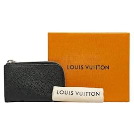 Louis Vuitton-Porta-moedas em couro Taiga M63375-Preto
