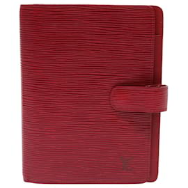 Louis Vuitton-Louis Vuitton Couverture agenda de bureau-Red