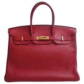 Hermès-Hermès Birkin 35-Red