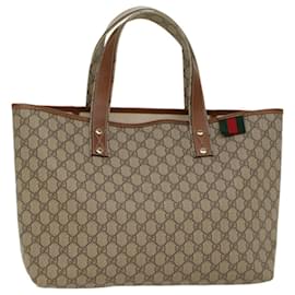 Used Auth Gucci Sherry Line 139260 Women's GG Canvas Tote Bag
