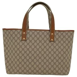 Used Auth Gucci Sherry Line 139260 Women's GG Canvas Tote Bag Beige 