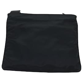Prada-PRADA Shoulder Bag Nylon Black Auth yk8182-Black