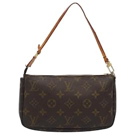 Louis Vuitton-LOUIS VUITTON Monogram Pochette Accessoires Pouch M51980 LV Auth 51575-Monogram