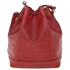 Louis Vuitton black leather bucket shoulder bag with silver hardware  ref.1021521 - Joli Closet