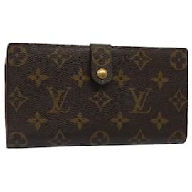 Louis Vuitton-LOUIS VUITTON Monogram Continental clutch Wallet T61217 LV Auth 51536-Monogram