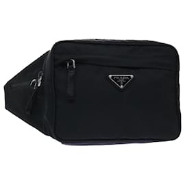 Prada-Bolsa de cintura PRADA Preto Nylon 2VL001 Auth yk8186-Preto