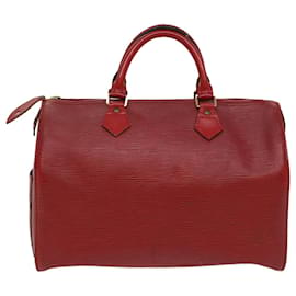 LOUIS VUITTON Speedy 30 Used Handbag Epi Leather Red M43007