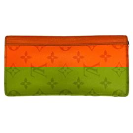 Louis Vuitton-Louis Vuitton Portefeuille Brazza-Orange
