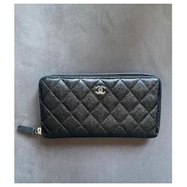 Chanel-Timeless Zippy Wallet-Black