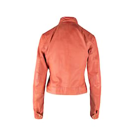 Belstaff-Belstaff Wax Coated Cotton Jacket-Orange