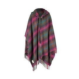 Vivienne Westwood Poncho à capuche tartan Multicolore