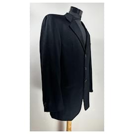 Giorgio Armani-Blazers Jackets-Black