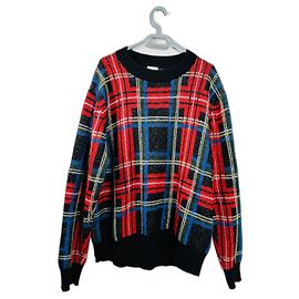 Autre Marque H&M Studio Tartan Pullover XL Mehrfarben