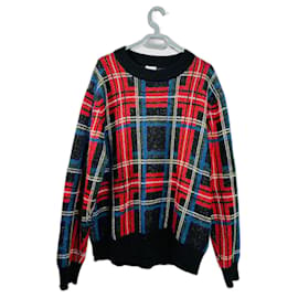 Autre Marque Pull Tartan H&M Studio XL Multicolore