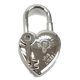 Hermès-Palladium Annee De La Fantaisie Coeur Cadena Lock-Argenté