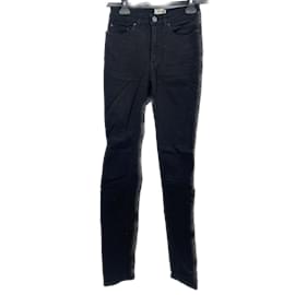 Acne-ACNE STUDIOS T-shirt en jean.US 26 Jeans-Noir