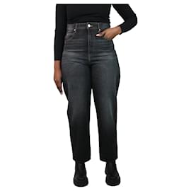 Isabel Marant Etoile-Verwaschene schwarze Baggy-Jeans – Größe UK 14-Schwarz