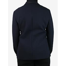 Joseph-Marineblaue Jacke aus Wollmischung mit Kontrastnähten – Größe FR 42-Blau