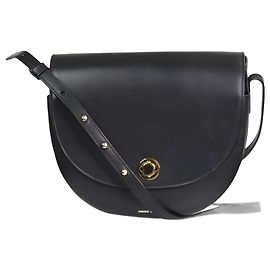 Mansur Gavriel Borsa da sella in pelle nera Nero